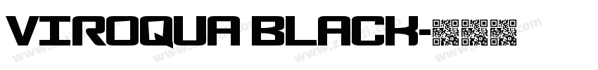 Viroqua Black字体转换
